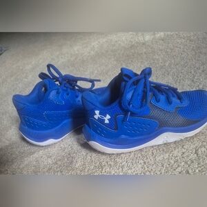 Under Armour Boys Basketball Shoes - Royal Blue